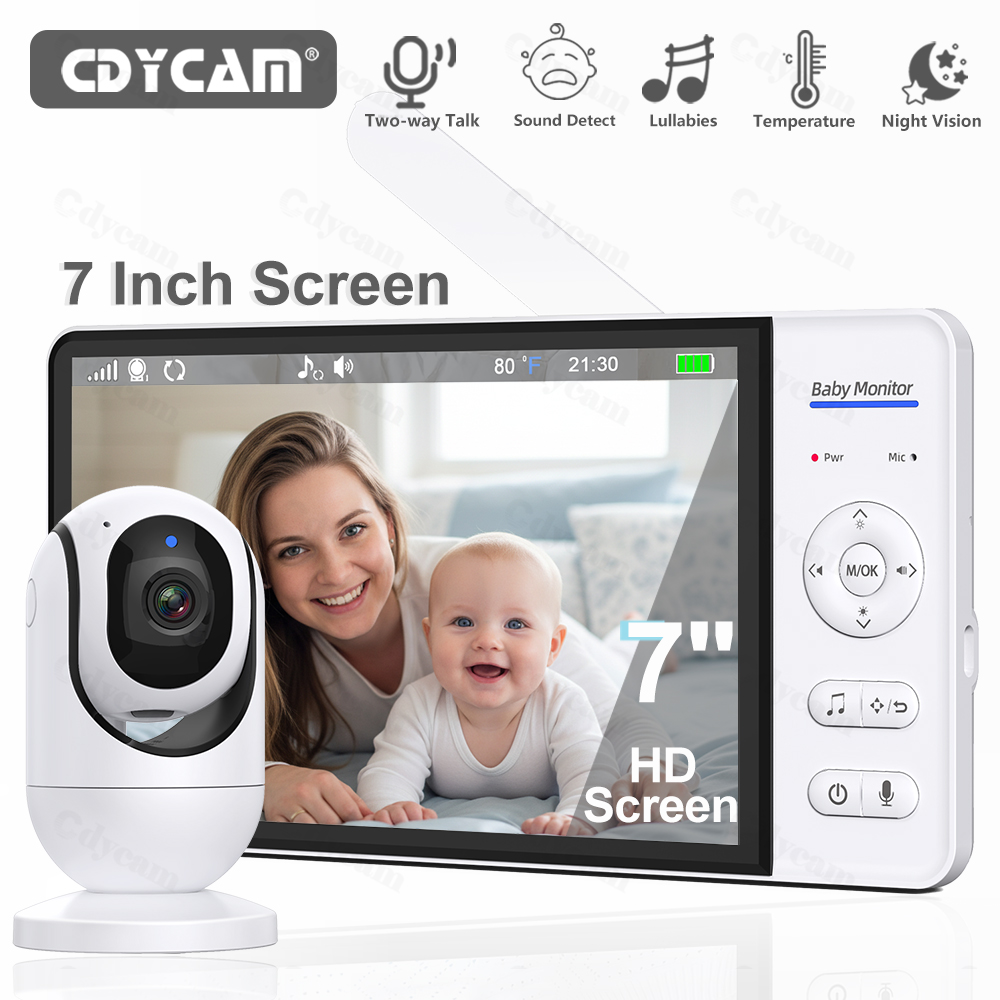 Zoom Audio Music - 7.0'' Video Bebek Monitörü 720P 5000mAh