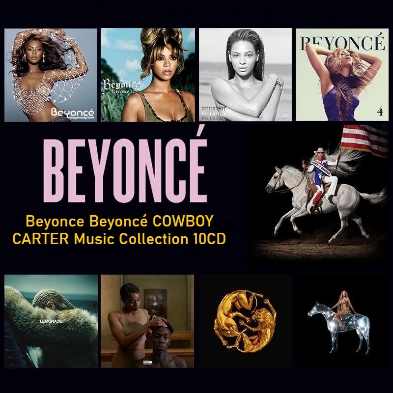 Audio Music New - Beyonce 10CD Müzik Albüm Koleksiyonu, Sadece