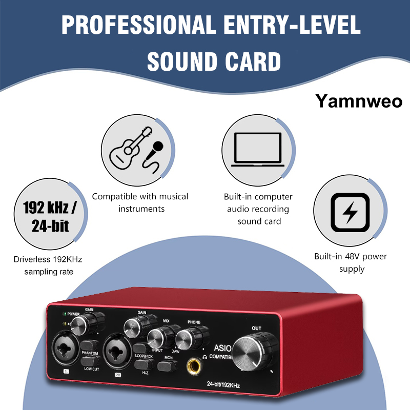 Audio Music Cut - YAMNWEO MD22 Taşınabilir 2 Kanallı USB