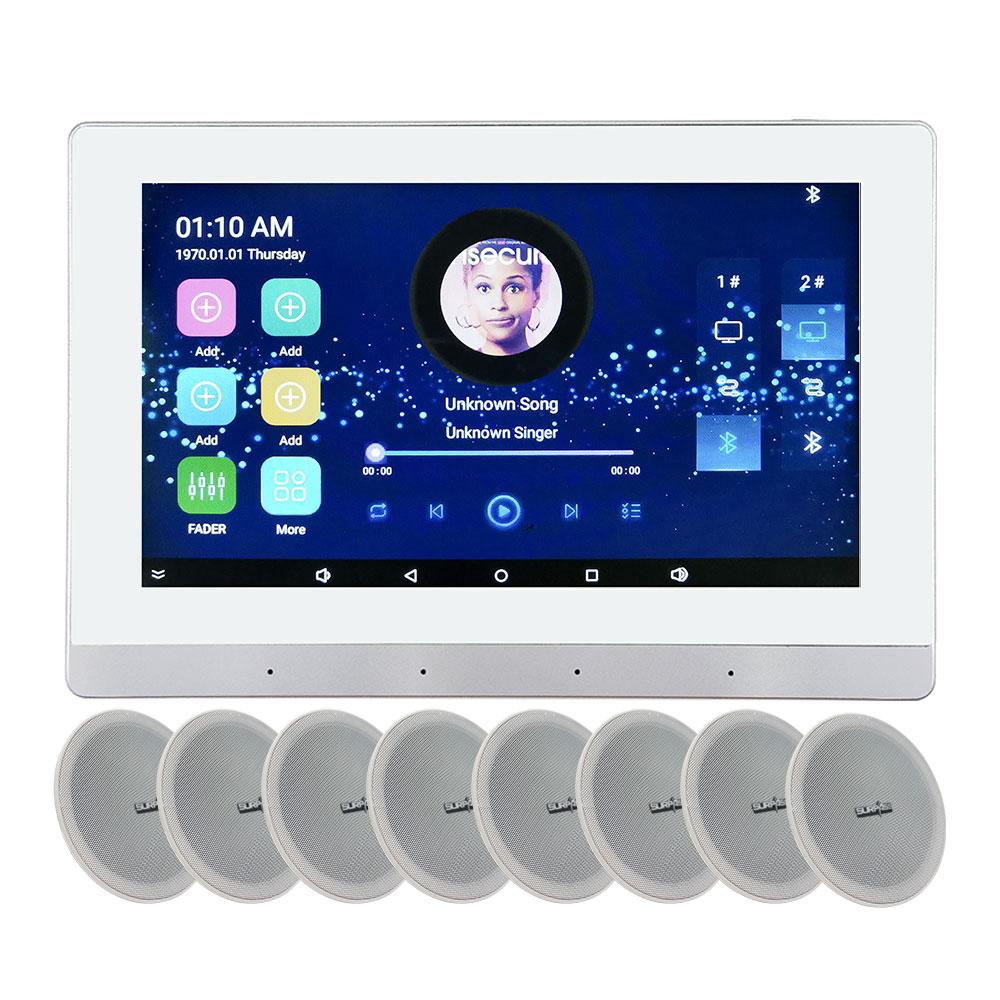 Audio House Music - MSSP-PW7825+8CR615 Tam Ev Müzik Sistemi Android