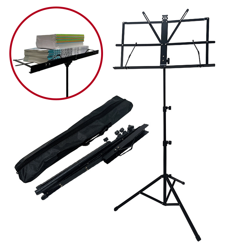 Audio To Music Sheet - Katlanabilir Kompakt Notalar Tripod-Taban Standı Çalma