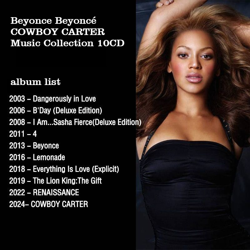 Beyonce 10CD Müzik Albüm Kolek - Audio Music New incelemesi ve fiyatı