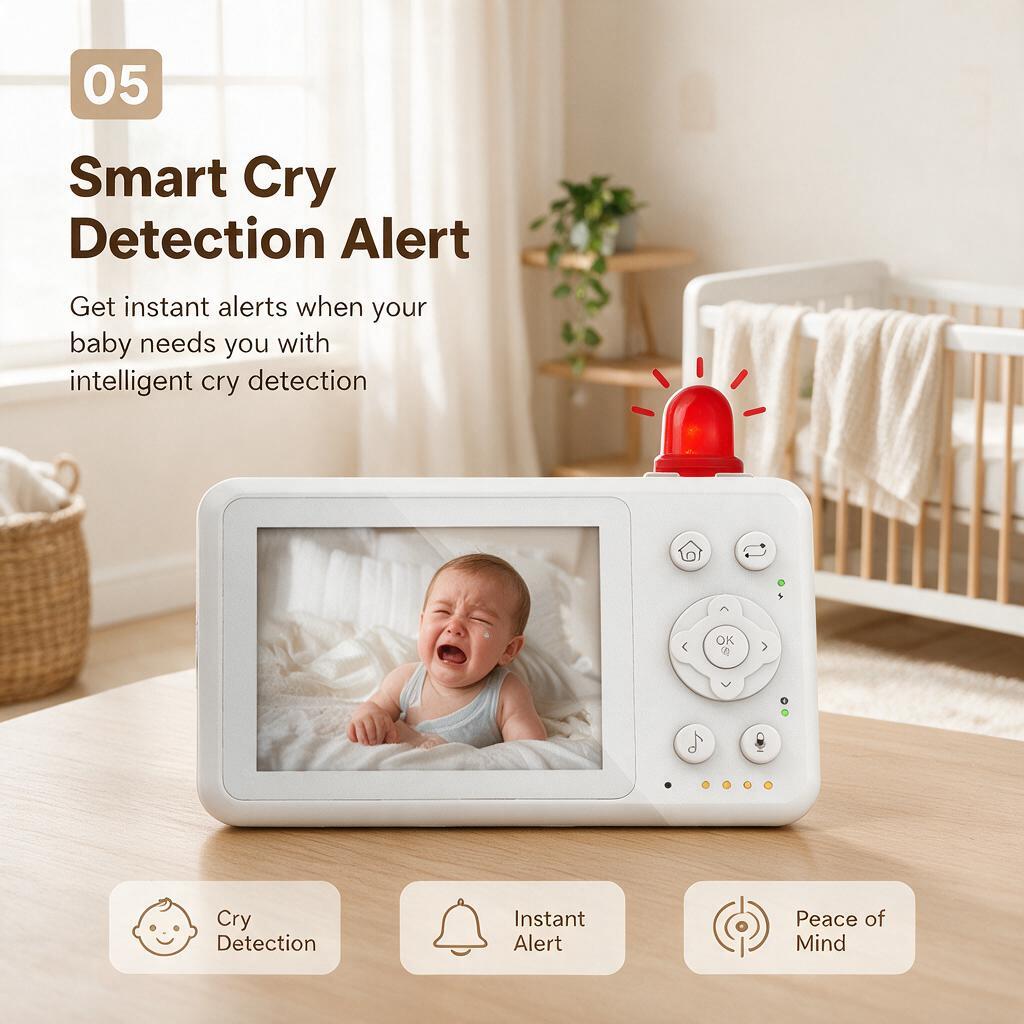 3.2 İnç Bebek Monitörü, PTZ Ka - Zoom Audio Music incelemesi ve fiyatı