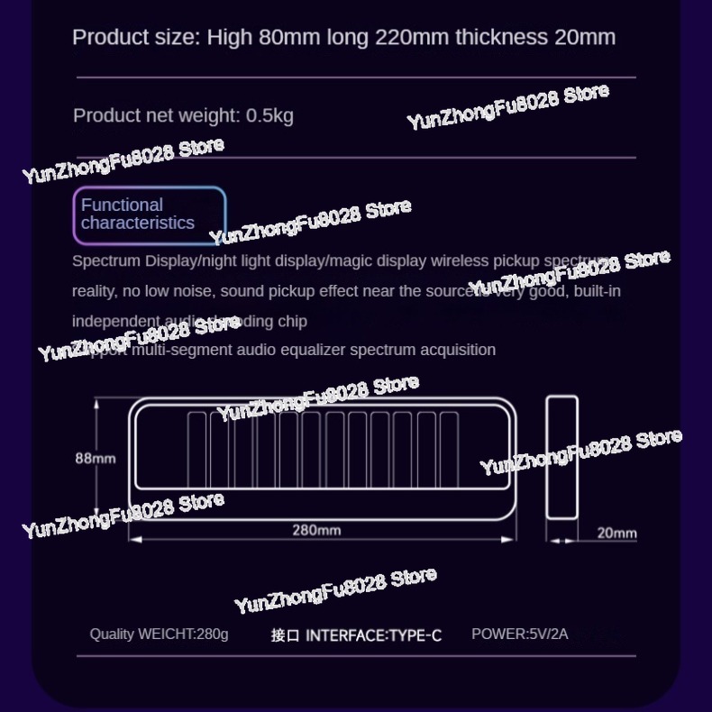 12-Bit RGB Pikap Seviyesi Işığ - Audio Music Youtube incelemesi ve fiyatı