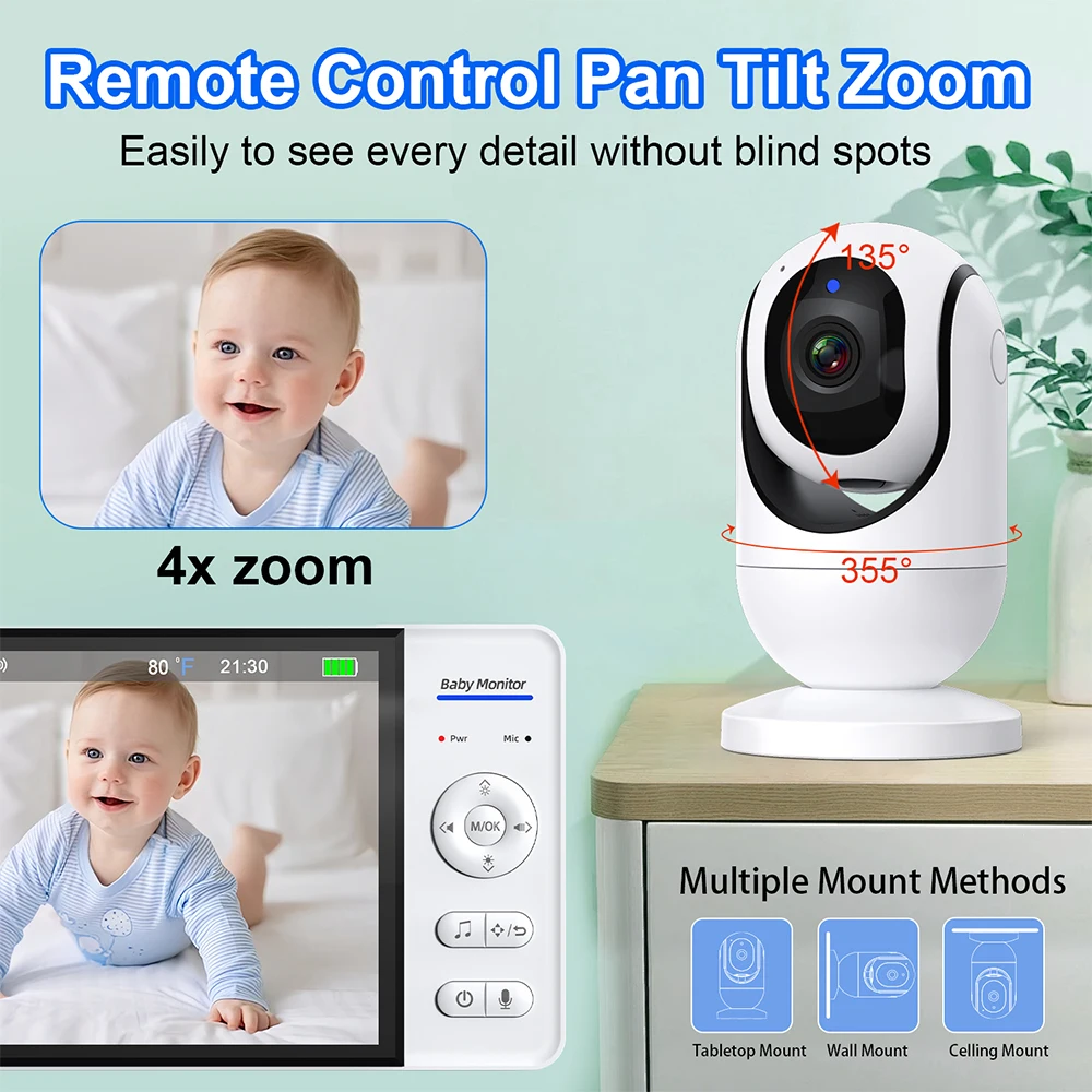 Hiçbir WiFi 7 Inç Bebek Monitö - Zoom Audio Music incelemesi ve fiyatı