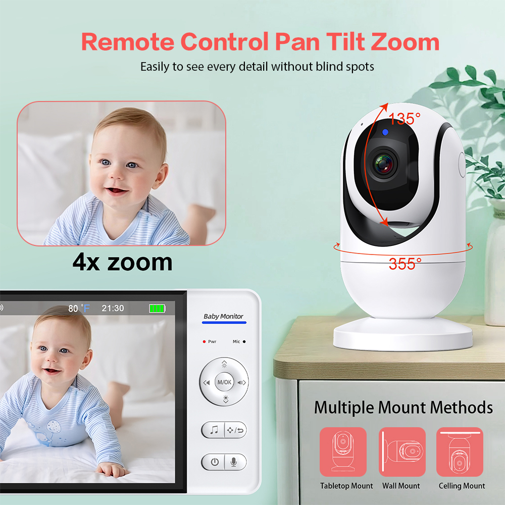 7'' Kablosuz Video Bebek Monit - Zoom Audio Music incelemesi ve fiyatı